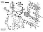 Bosch 0 603 387 185 PSB 500-2 Percussion Drill 230 V / GB Spare Parts PSB500-2